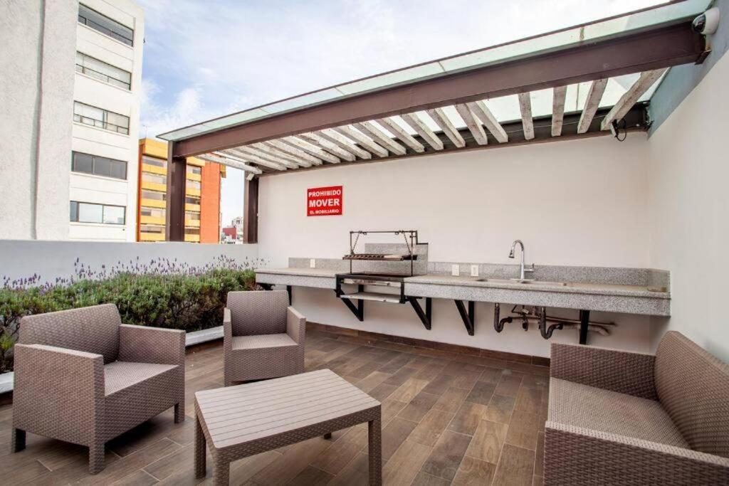 Corazon De Condesa 3 Departamentos - 200Mbps Wifi, Roof, Gym Aparthotel Mexico City Exterior photo